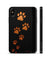 Wooden Phone Case - For iPhone and Samsung   - Paw Prints